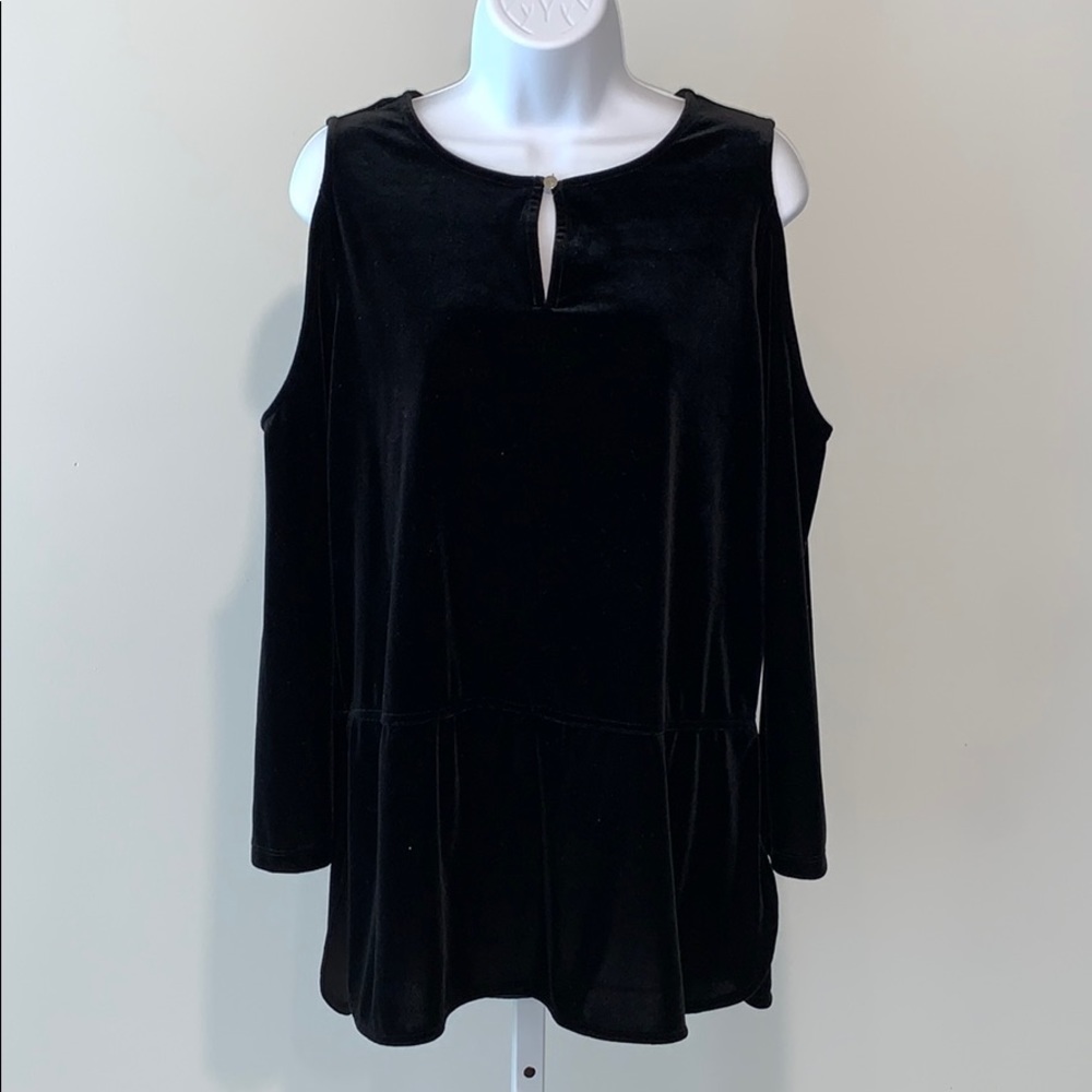 Lauren Ralph Lauren Petite Open Shoulder Blouse